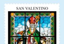 Domenica emissione di un francobollo dedicato a San Valentino, patrono degli innamorati