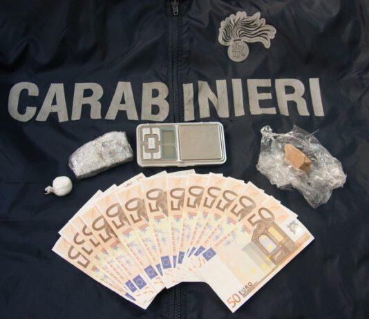 Sequestrati 100g tra cocaina eroina ed hascisc e banconote false