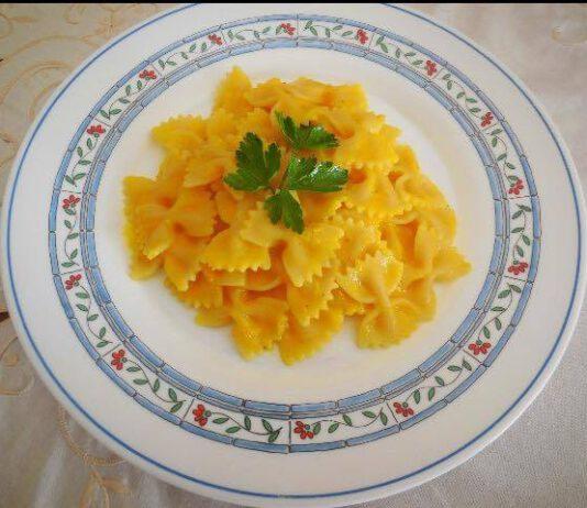 Ricetta di oggi, Farfalle ai peperoni gialli