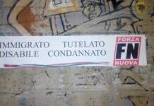 Immigrato tutelato, disabile condannato, striscioni di Forza Nuova in tutta Italia