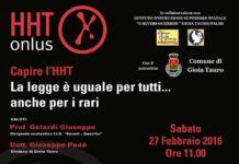 HHT, sabato al “Severi” di Gioia Tauro il forum “La legge è uguale per tutti…anche per i rari”