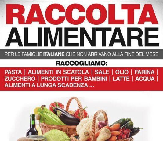 Lamezia, 7 e 8 maggio raccolta alimentare di CasaPound