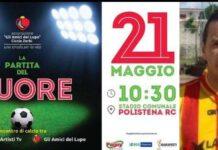 Sabato 21 maggio la “Partita del cuore”- evento scopo benefico