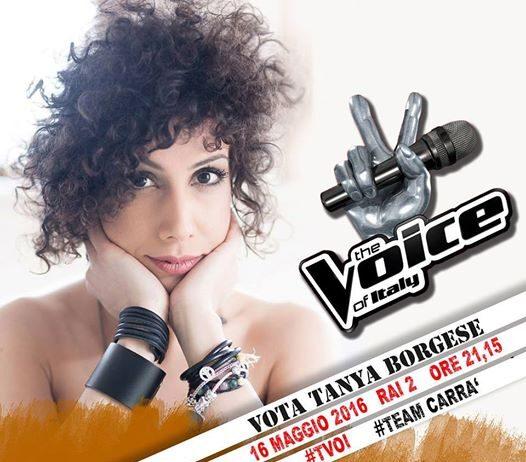 Tanya Borgese stasera in semifinale a The Voice