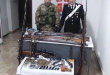 Scoperto arsenale nel reggino