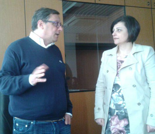 Marziale ha incontrato Sara Violi in rappresentanza degli operatori dei centri psichiatrici e dei centri di Riabilitazione diurni della “Medical&Pyscologi Giuseppe Chirico”
