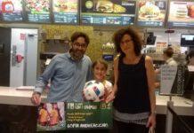 Bambina calabrese in campo per gli Europei