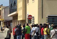 San Ferdinando, le immagini della protesta