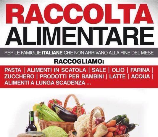 Lamezia, CasaPound organizza raccolta alimentare per le famiglie italiane in difficoltà