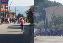 Partito corteo di migranti dalla tendopoli