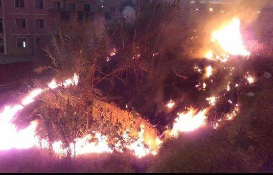 Rosarno, incendio costone in Via Sottotenente Gangemi, possibile natura dolosa