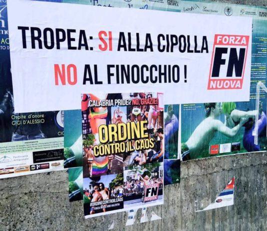 Forza Nuova contesta il Gay Pride a Tropea