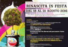 Cinquefrondi, torna Rinascita in Festa. Tutti gli eventi