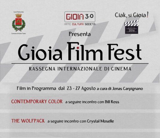 Al via domani il Gioia Film Fest