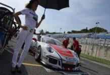 Simone Iaquinta a Imola per la stesta tappa della Carrera Cup Italia