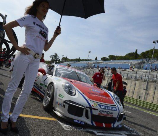 Simone Iaquinta a Imola per la stesta tappa della Carrera Cup Italia