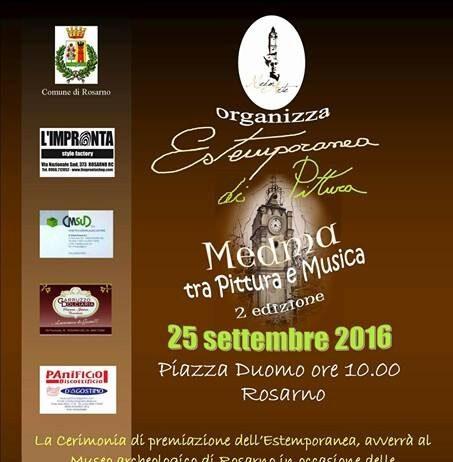 Rosarno, domenica seconda edizione dell’estemporanea “Medma tra Pittura e Musica”