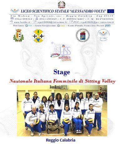 A Reggio Calabria la Nazionale Italiana Femminile di Sitting Volley