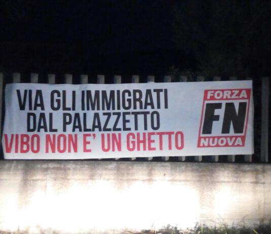 Forza Nuova: “via gli immigrati dal palazzetto, Vibo non è un ghetto!