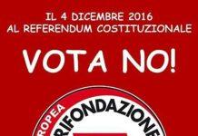 Banchetto in piazza Italia a Taurianova sulle ragioni del “NO” in vista del Referendum