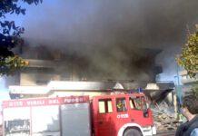 Incendiate strutture Caritas