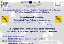 Al Piria di Rosarno l’Info Day “Progetta il tuo futuro – Terza edizione”