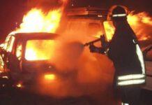 Incendiata auto nella notte, intimidazione