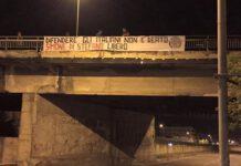 Sgombero Colosseo, striscioni CasaPound in 100 città: “Difendere gli italiani non è reato. Simone Di Stefano libero”