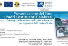 Rosarno, Presentazione del libro “I padri Costituenti calabresi”