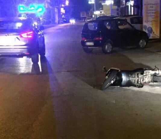 Gioia Tauro, incidente tra motorino e auto, un ferito