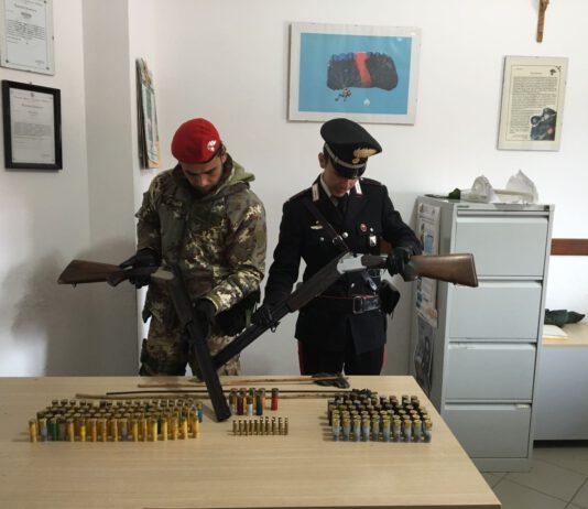 Rinvenute armi tra le campagne nel reggino