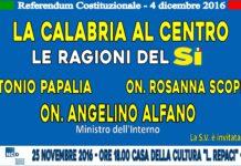 Il Ministro dell’Interno Angelino Alfano a Palmi