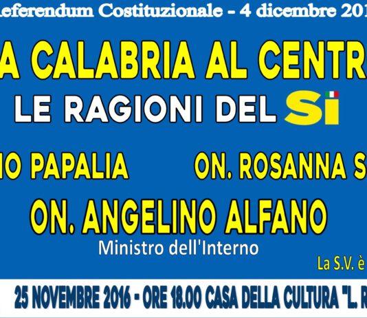 Il Ministro dell’Interno Angelino Alfano a Palmi