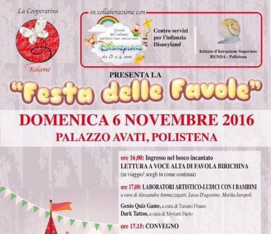 Polistena, domenica La Festa delle Favole
