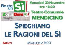 Referendum, Covello e Serracchiani a Mendicino