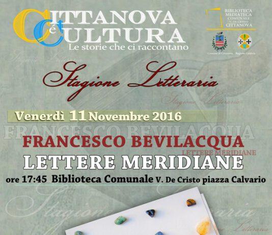 Terzo appuntamento per la Stagione Letteraria Cittanovese