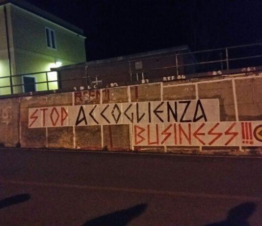 Blitz di Azione Identitaria a Nocera Terinese