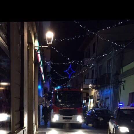 Rosarno, incendio in banca