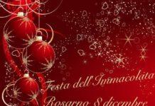 Rosarno “Festa dell’Immacolata”-8 dicembre dalle ore 16:30