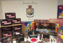 Sequestrati 656 Kg materiale pirotecnico