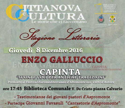 Cittanova, Enzo Galluccio racconta “Capinta”