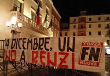 Forza Nuova: mobilitazione NO Renzi!