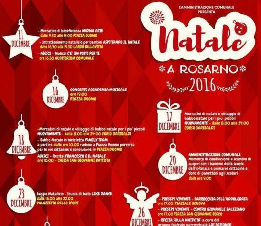 Rosarno, programma eventi festività Natalizie