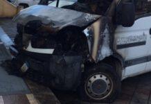 Intimidazione segretario provinciale Fdi, incendiato furgone