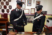 Rinvenimento armi, denunciato 32enne