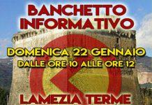 Banchetto informativo in piazza a Lamezia di Azione Identitaria Calabria