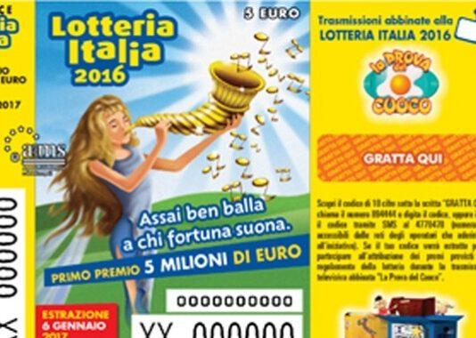 Lotteria Italia, in Calabria vinto secondo premio