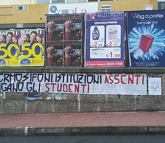 Denuncia aula e scuole gelate a Lamezia
