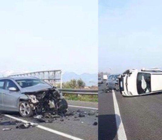 Incidente SS106, coinvolte tre auto