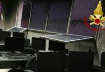 Incendio in liceo nel reggino